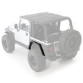 Smittybilt 97-06 WRANGLER (TJ/LJ) XRC REAR 3in FENDER FLARES - BLACK TEXTURED 76875